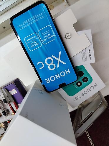 honor 7 magic lite: Honor X8c, 256 GB, rəng - Qara, Barmaq izi, Face ID, İki sim kartlı — 2