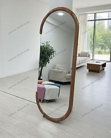 guzgu boydan: Güzgü Döşəmə üstü, Oval, Sadə, Çərçivə ilə — 1