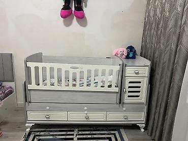 usaq sebeti type 0: Çarpayı-tipli uşaq beşiyi – “baby mood” kombinə model - Rəng: açıq — 2