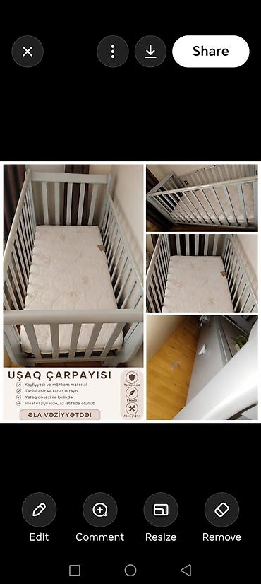 ватный матрас детский: Uşaq çarpayısı – şaquli barmaqlı, açılıb‑bağlanan yan tərəfli model — 1