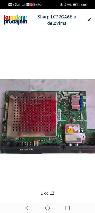 Aksesoari za TV i video: Sharp LC32GA6E – delovi Raspoložive originalne ploče i moduli za TV — 2