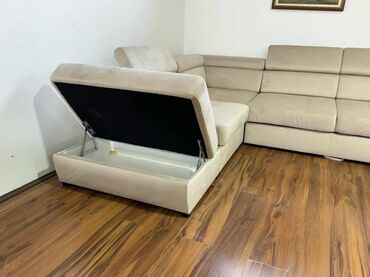 Ugaone garniture: *Dimenzija 295x240 *Univerzalan ugao *Val opruge *2 skrivena taburea na lalafo.rs — 5 Ugaone garniture: *Dimenzija 295x240 *Univerzalan ugao *Val opruge *2 skrivena taburea — 5