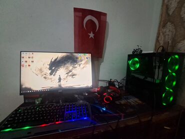 Haima: Gaming masaüstü kompüter seti Ekran kartı: Rx 480 8gb ram Processor