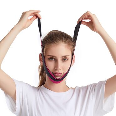 утягивающий корсет waist trainer: Эластичный Бандаж для лица, V-образный утягивающий пояс, подтяжка щёк