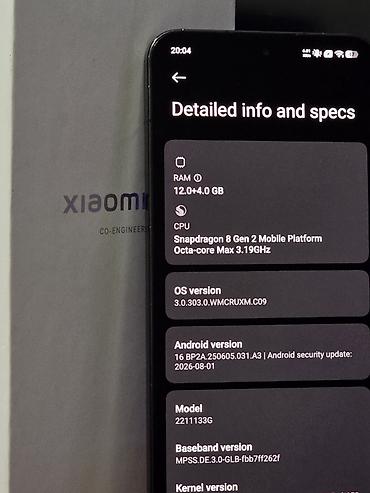 xiaomi netbook: Xiaomi 13, 256 GB, rəng - Qara — 4