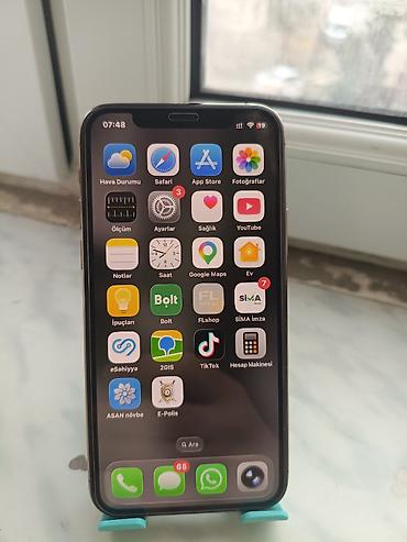 iphone wp: IPhone 11 Pro, 256 GB, Matte Gold, Barmaq izi, Simsiz şarj, Face ID — 10