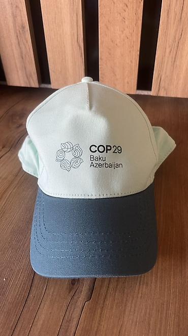 COP29 “Baku, Azerbaijan” beysbol papağı - Rəng: açıq yaşıl üst hissə