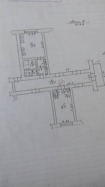 ош гостевой дом: 8 м², Без мебели