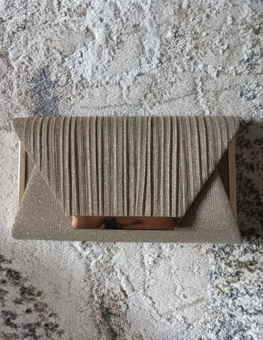 женские кожанные перчатки: Zərif axşam/ziyafət çantası - Rəng: şampan-qızılı tonlarda, xırda