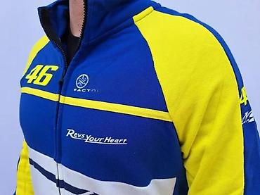 versace kacketi: Moto Duks VR46 mod.01 Moderan pamučni duks za ljubitelje moto sporta — 8