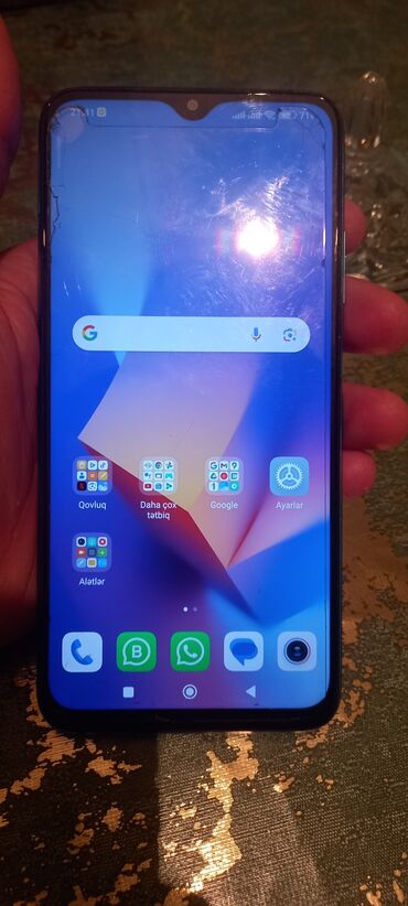 телефон флай 9: Xiaomi Redmi 9T, 128 ГБ, цвет - Голубой, 
 Сенсорный, Отпечаток пальца, Две SIM карты