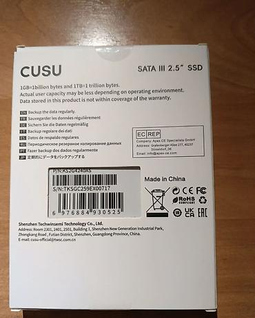 Накопители SSD: Внутренний Накопитель SSD 240 ГБ, 2.5", Новый — 2