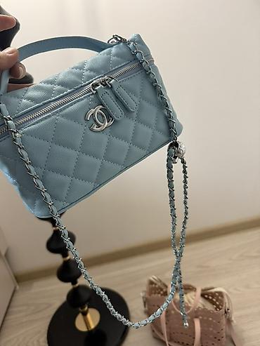 Классические сумки: Классическая сумка, Chanel, Материал: Комбинированный материал, Стеганая модель, Женские, Б/у — 4
