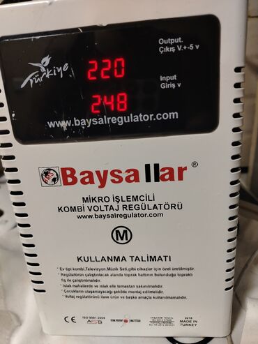 İnformatika: Baysallar mikro işlemcili kombi voltaj tənzimləyicisi - Brend/model