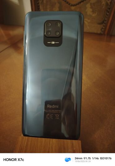 Xiaomi: Xiaomi Redmi Note 9 Pro, 128 GB, rəng - Mavi, 
 Barmaq izi, İki sim kartlı