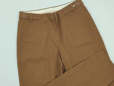 brązowa bluzki damskie: Material trousers, Massimo Dutti, S (EU 36), condition - Very good