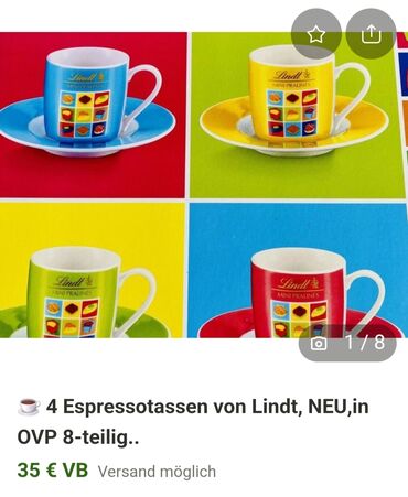 Kuhinjski setovi: Solje nove za espresso,kafu Lindt. weimar porcelan 1980+. Solje — 7