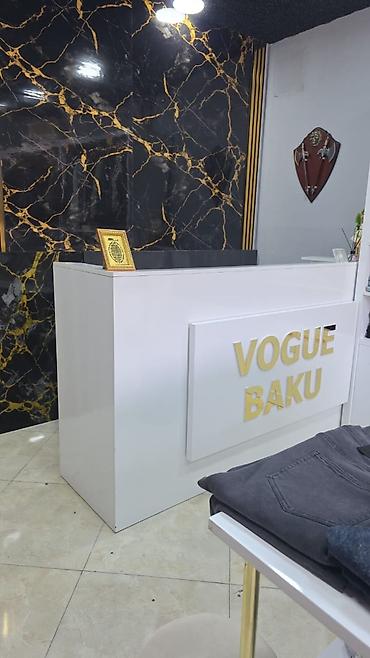 bakı tekstil fabriki: Resepsin eni 1.20 uzunu 2.20 der 0.65. Qiymet 200 azn Unvan Babek pr — 1