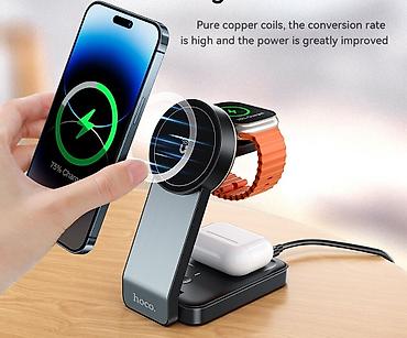 iphone u: Simsiz şarj cihazı Hoco, 15 Vt, Yeni — 3