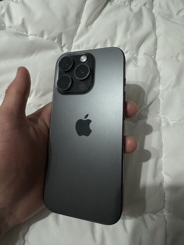 Apple iPhone: IPhone 16 Pro, Б/у, 256 ГБ, Black Titanium, Коробка, 100 % — 2