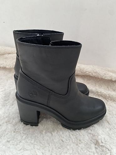 обувь тимберленд: Женские ботинки Timberland на устойчивом каблуке - Модель — 1