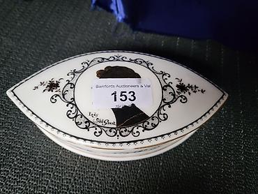 pehar za poklon: Satula engleska unikatna 1930 do 1950 g.Crown Staffordshire aukcijski — 6