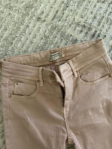 Cinslər: Stradivarius qadın şalvarı - Model: Skinny fit, dar kəsim - Rəng — 3
