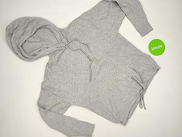 szara bluza pull and bear: 157, Bluza z kapturem damska, rozmiar S — 2