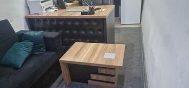 стол угловой офисный: İşlənmiş, Müdir üçün, Kvadrat masa