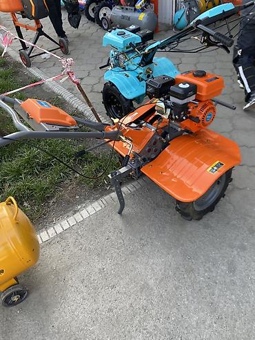 Бензиновые мотоблоки: Мотоблок RUSMASH (оранжевый) - Бензиновый двигатель, ручной запуск. - — 10