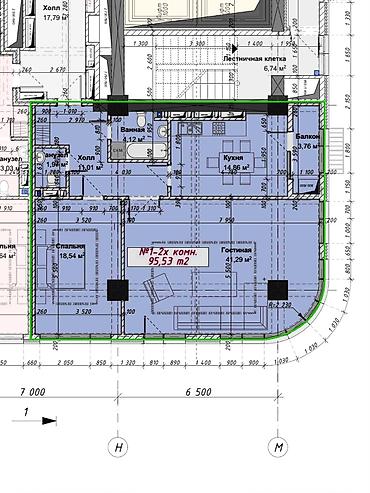 псо 2023: 2 комнаты, 95 м², Элитка, 4 этаж, ПСО (под самоотделку) — 2