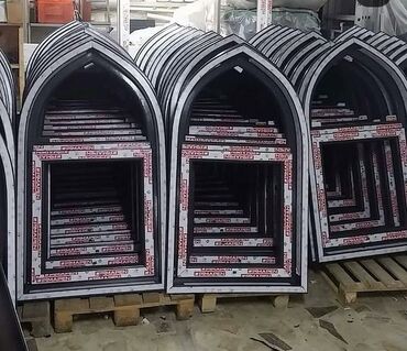 Отопление и нагреватели: Tağlı formaya malik bu PVC pəncərə çərçivələri müxtəlif memarlıq