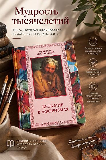 Китептер жана журналдар: Мудрость тысячелетий — Весь мир в афоризмах Иллюстрированная — 1