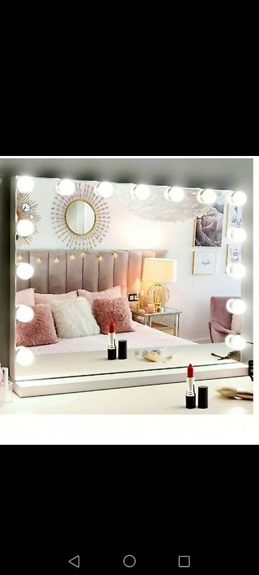 Ogledala: Holivudsko stono ogledalo sa LED sijalicama + odvojivo povećavajuće — 4