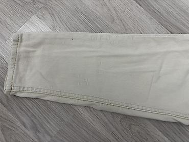 qız üçün şalvarlar: Uşaq üçün bej rəngli şalvar - Rəng: açıq bej/ekru - Material: yumşaq — 4