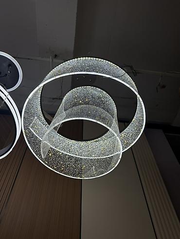 света диод: Подвесной светильник LED с акриловым плафоном в виде многослойной — 1