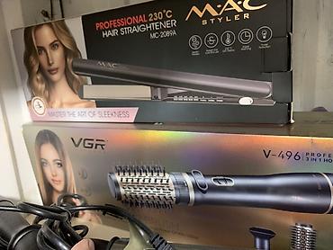 Тиричилик техникасы: Выпрямитель для волос MAC Styler MC-2089A + фен-щётка VGR V-496 (набор — 1