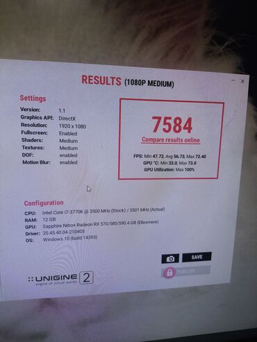 Videokartlar: Videokart Sapphire Radeon RX 570, 4 GB, İşlənmiş — 11