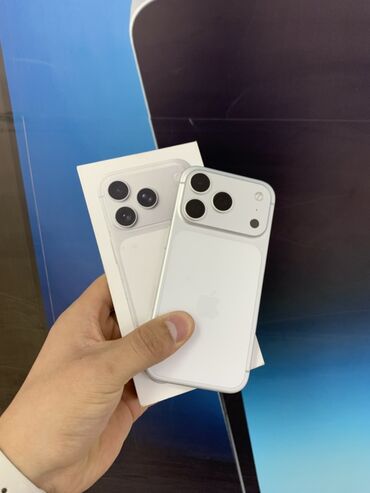 Apple iPhone: IPhone 17 Pro, Б/у, 1 ТБ, Белый, Коробка, 100 % — 1