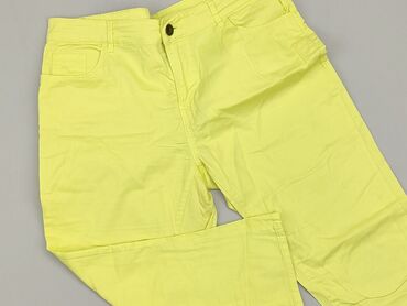 żółte bluzki eleganckie: Spodnie 3/4 Damskie, M, stan - Dobry