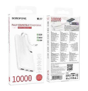 iphone cable: Внешний аккумулятор с встроенными кабелями и быстрыми портами - — 8