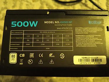 samsung 22: Блок питания, Б/у, 500 Вт, 80 Plus, 500 Вт — 1