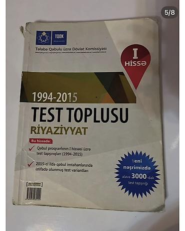 pa3x pro: Məhsul: DİM “Test Toplusu” kitabları dəsti Tərkib: - Riyaziyyat – — 5