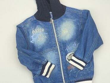 stroje kąpielowe dla dzieci 4f: Children's jeans jacket, 3-4 years, 98-104 cm, condition - Good