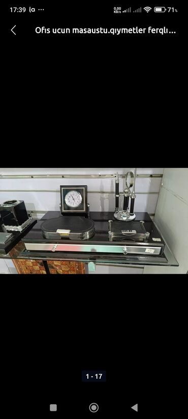 Masaüstü dəstlər: Ofis və iş otaqları üçün masaüstü dəst.tek və komplekt şəkildə — 18