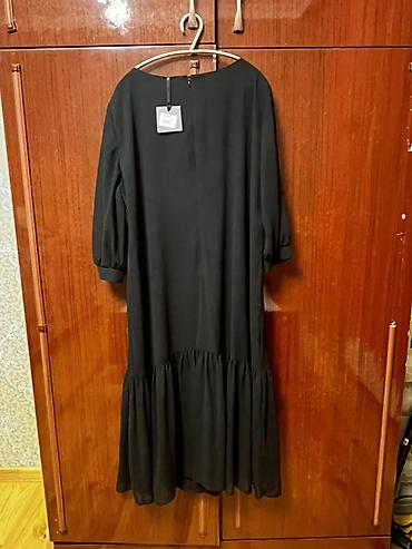 boyuk bədən donlar: Qara uzun don – NGREAL 13418 (etiketdə “ELBİSE”, ölçü: 48) - Rəng — 2