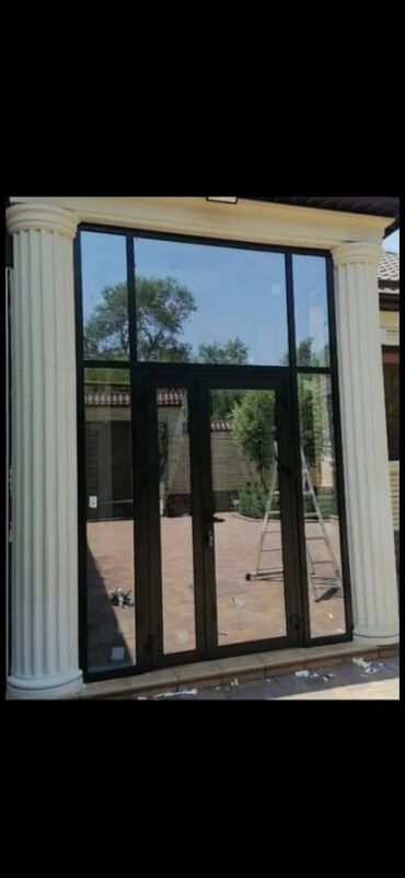 Алюминиевые окна на заказ: Алюминиевое окно на заказ, Тип окна: Витражные, Фасадные, Балконные, Бесплатная установка, Без рассрочки — 4