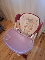 детские инструменты пила: Uşaq yemək stulu - Rəng: ağ/bordo şassi, açıq bənövşəyi süfrə -