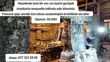 Bağ evlərinin satışı: Binə Savxozda 4 otaqlı ev satılır. - Geniş mətbəx: L formalı mətbəx — 8