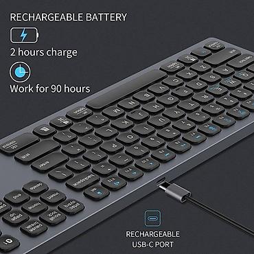 logitech k380: Клавиатура BK9803 Bluetooth 3.0 Aluminum alloy+ABS 110 keys 5 — 4